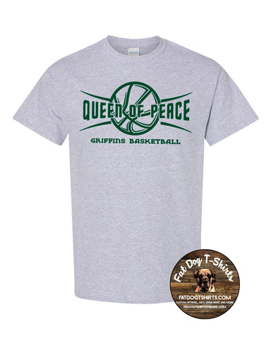 QUEEN OF PEACE -GRIFFINS BASKETBALL T-SHIRT -NEW