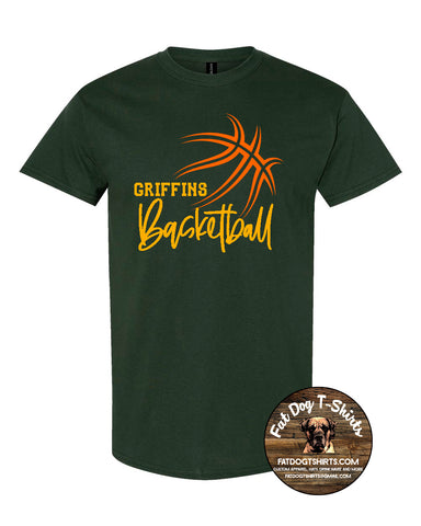 QUEEN OF PEACE -GRIFFINS BASKETBALL T-SHIRT -NEW