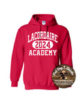 LACORDAIRE 2024 HOODIE-RED/BLACK/GREY