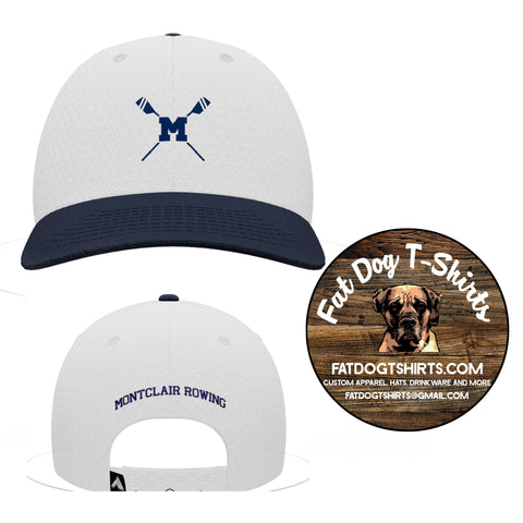 MONTCLAIR HIGH SCHOOL ROWING-WHITE/NAVY BALL CAP