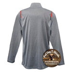 MIT-T150 SPIRIT WEAR QUARTER ZIP-GREY TECH