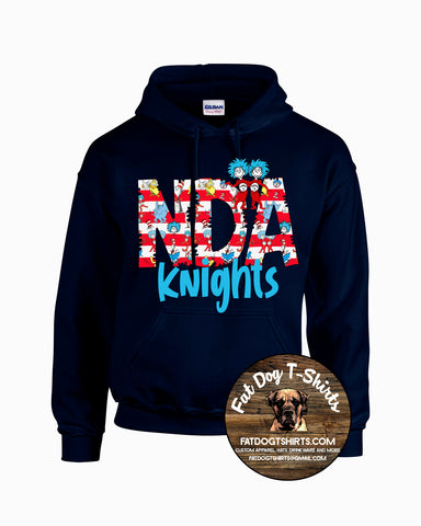 NDA KNIGHTS HOODIE-NAVY 2025