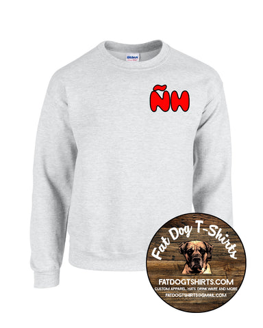 NHRHS-SPANISH CLUB CREW NECK SWEATSHIRT-ASH (LIGHT GREY)