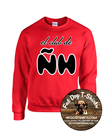 NHRHS-SPANISH CLUB CREW NECK SWEATSHIRT-RED
