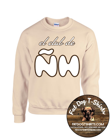 NHRHS-SPANISH CLUB CREW NECK SWEATSHIRT-SAND