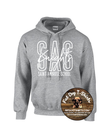 SAINT AMBROSE SCHOOL -SPORT GREY HOODIE