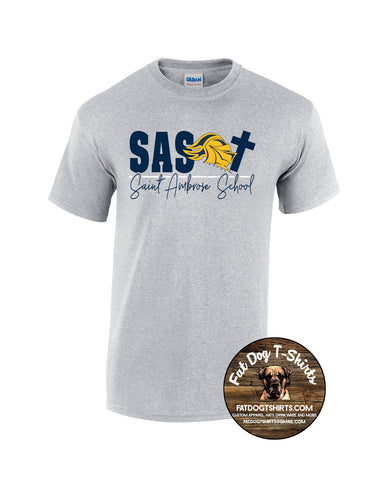 SAINT AMBROSE SCHOOL- GREY T-SHIRT