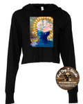 SPRING CLEARANCE -20 YEAR CROP HOODIE-BLACK