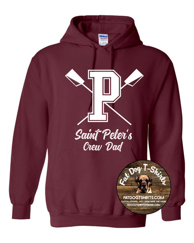 SPP CREW HOODIE DAD-MAROON
