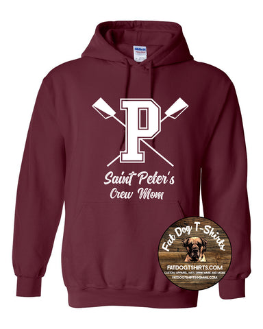 SPP CREW MOM HOODIE-MAROON
