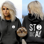 Stay Semi Colon With Accent--SWEATSHIRT