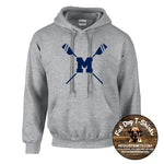 MONTCLAIR HIGH SCHOOL ROWING-GILDAN HOODIE GREY