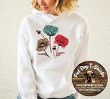 WILDFLOWERS-T-SHIRT/CREW FLEECE/HOODIE