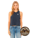 MONTCLAIR HIGH SCHOOL ROWING-LADIES RACERBACK CROP TANK