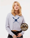 MONTCLAIR HIGH SCHOOL ROWING -LADIES CROP CREW SWEATSHIRT