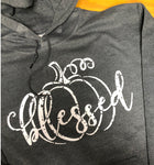Blessed Distressed Charcoal Heather Hoodie