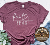 FAITH OVER FEAR-T-SHIRTS