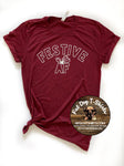 FESTIVE AF -FUNNY HOLIDAY T-SHIRTS