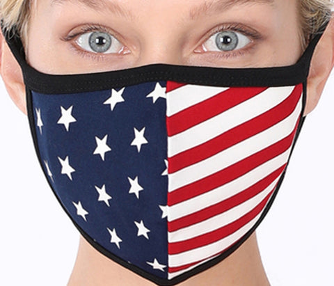FACE COVER-AMERICAN FLAG FACE COVER
