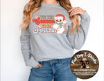 TIS THE SEASON TO BE FREEZIN- -CREW FLEECE