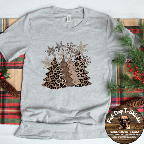 Winter Trees-Gold T-Shirts/Crew Sweatshirts