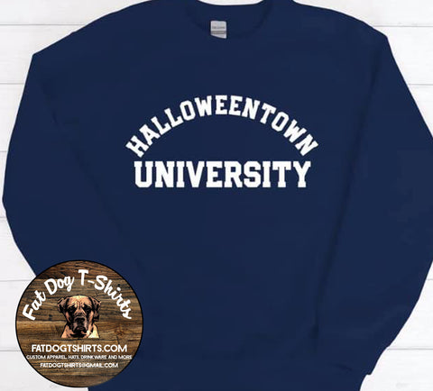 HALLOWEEN TOWN UNIVERSITY-CREW SWEATSHIRT/T-SHIRT