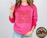 Love your Heart-A Healthy Heart is a Work of Art-Hoodies/Crew Sweatshirts