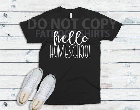 Hello Home-school-T-Shirt or Hoodie