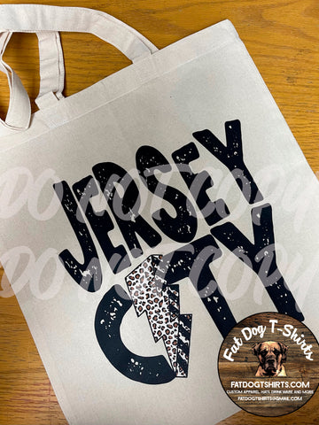 CANVAS TOTE BAG-JERSEY CITY