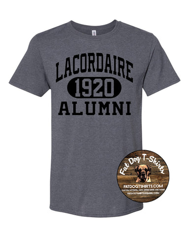 LACORDAIRE ALUMNI 1920 T-SHIRT- CHARCOAL HEATHER
