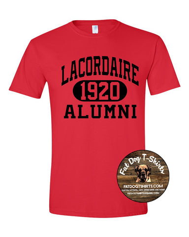 LACORDAIRE ALUMNI 1920- RED T-SHIRT