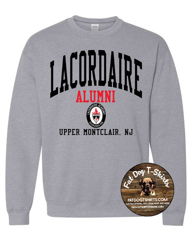 LACORDAIRE ALUMNI CREW FLEECE-SPORT GREY