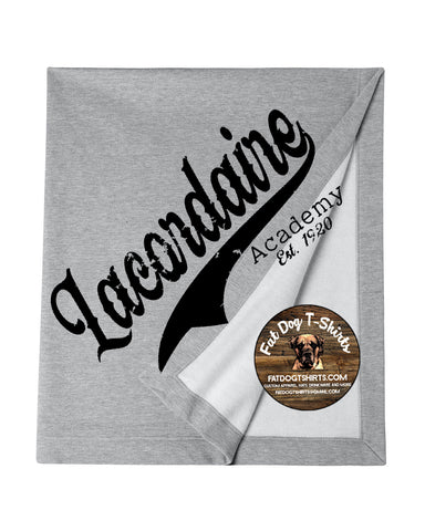 LACORDAIRE FLEECE BLANKET-SPORT GREY