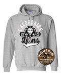 LACO LION HOODIE-RED, SPORT GREY