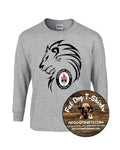 LACORDAIRE  LION LONG SLEEVE-GREY/RED