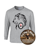LACORDAIRE  LION LONG SLEEVE-GREY/RED