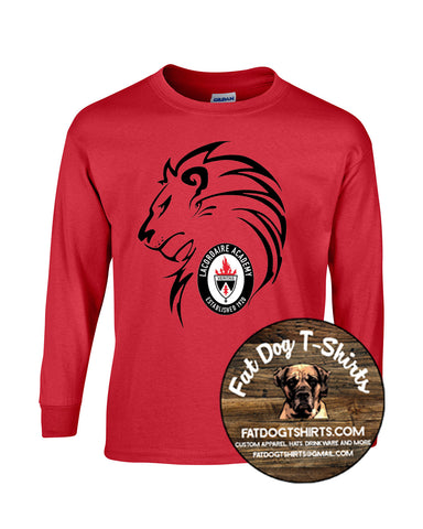 LACORDAIRE  LION LONG SLEEVE-GREY/RED