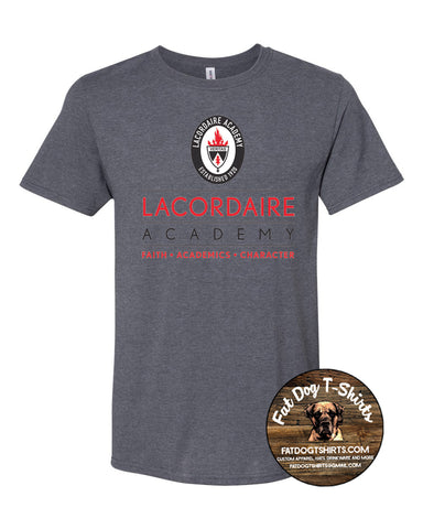 LACORDAIRE 2023 T-SHIRT- CHARCOAL HEATHER