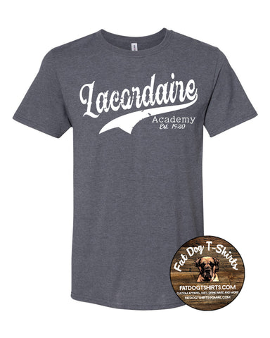 LACORDAIRE VINTAGE T-SHIRT 1920-CHARCOAL GREY