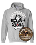 LACORDAIRE LION 1920-GREY HOODIE