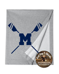 MONTCLAIR HIGH SCHOOL ROWING-SWEATSHIRT BLANKET