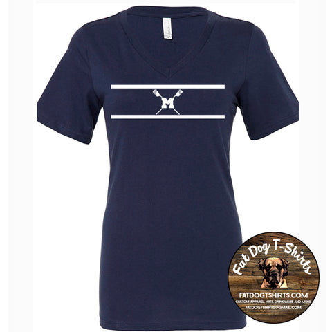 MONTCLAIR HIGH SCHOOL ROWING-LADIES V-NECK