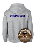 MONTCLAIR HIGH SCHOOL ROWING-GILDAN HOODIE GREY