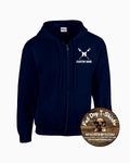 MONTCLAIR HIGH SCHOOL ROWING-FULL ZIP NAVY