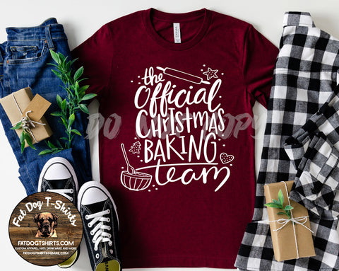 The Official Christmas Baking Team-T-Shirt or Hoodie