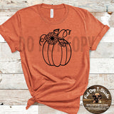 Fall Pumpkin-T-Shirt or Hoodie