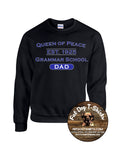 QUEEN OF PEACE DAD-CREW FLEECE-3 COLORS