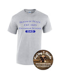 QUEEN OF PEACE DAD T-SHIRT-SPORT GREY