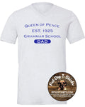 QUEEN OF PEACE DAD-V-NECK-3 COLORS