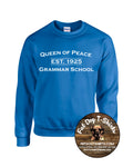 QUEEN OF PEACE CREW FLEECE-2 COLORS